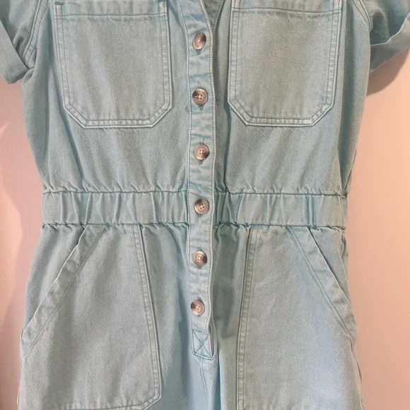 ✨Show Me Your Mumu Denim Romper✨ - Picture 5 of 8